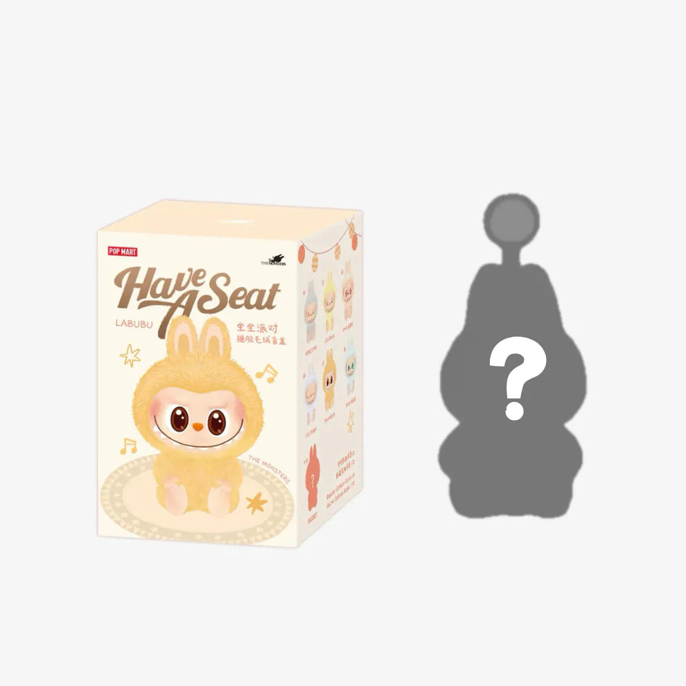 LABUBU - The Monsters: Have a Seat Plush Series (Mystery Pack)