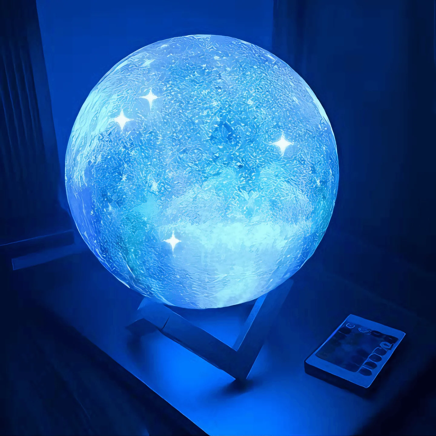 Galaxy Moon Lamp