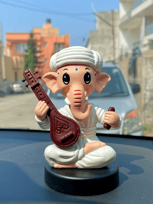 ganesha idol, krishna idol, dashboard decor, spiritual idol, rose lamp, tulip lamp, home decor, car accessories, gifts, handcrafted